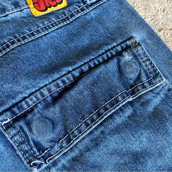 Empyre Vintage Look Cargo Jeans Pants Wide Leg Pockets Medium Wash: 26 - Picture 13 of 13